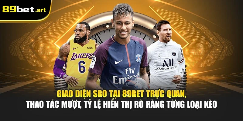 SBO Thể Thao 89Bet - Kèo Chuẩn, Giao Diện Siêu Nhanh